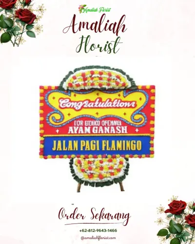 Bunga Papan Congratulation di Selorejo